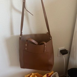 Henny+lev faux leather tote bag